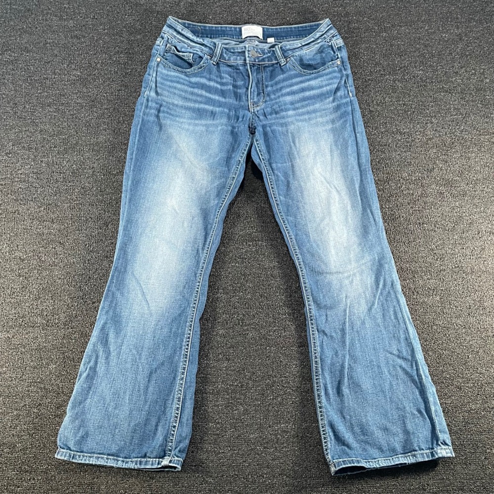 BKE Stella Bootcut Jeans Womens 30S Blue Good Mid Rise Stretch ABK4008